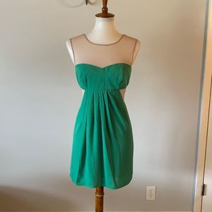 BCBGMaxAzria Green Mini Dress
